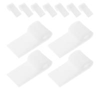 LIGHTAOTAO Clip Molla per Mobili da 50 Pezzi in Plastica Bianca, Fissaggio P-Shaped Foro Ovale per Riparazione e Connessione di Componenti Divano, per Case e Uffici
