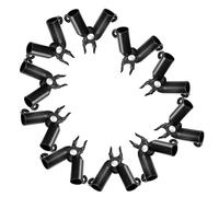 LIGHTAOTAO Connettori Regolabili per Sostegni Piante Plastica Nera 10 Pezzi | Angolo 0-70 Gradi, per Morning Glory e Eggplant, Accessori per Struttura Rampicante