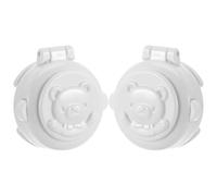 LIGHTAOTAO Coprimanopole Lavatrice 2 Pezzi in Abs, Blocco Sicurezza Pulsanti, Installazione Semplice per Ambiente Domestico