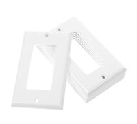LIGHTAOTAO Copriprese Elettriche Design a Singola Vite 6 Pezzi in PC Bianco e Muro Pannelli Decorativi Affidabili Facili da Usare per Ufficio e Casa