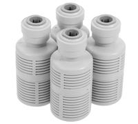 LIGHTAOTAO Filtro Depuratore Acqua 4 Pezzi in Pom e Acciaio Inossidabile 3/8 Pollici Compatibile Pompa di Irrigazione per Uso Quotidiano e Uffici