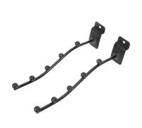 LIGHTAOTAO Ganci per Flauto a Scanalatura in Ferro Battuto, Set da 2 Pezzi, Porta Flauto Sospeso Salvaspazio, Supporto Stabile per Strumenti a Fiato, Accessorio Pratico per Esposizione