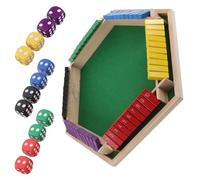 LIGHTAOTAO Gioco da Tavolo Interattivo Flip Game Superficie in Legno a Sei Lati, Accessorio per Feste e Intrattenimento in Bar e Ktv