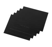 LIGHTAOTAO Lastre in Alluminio Anodizzato Nero 5 Pezzi 125X175X0,5Mm per Incisione e Cartelli Aziendali per Eventi e Corridoi Interni