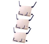 LIGHTAOTAO Leggio Musicale Pieghevole Portatile 3 Pezzi in Plastica Bianco Struttura Stabile e Supporto Versatile per Lettura e Prove di Gruppo