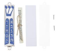 LIGHTAOTAO Mezuzah Case, Mezuzah con Scrittura Ebraica e Simboli Ebraici, Lega di Zinco, per Centri Commerciali