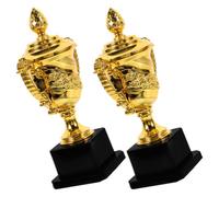 LIGHTAOTAO Mini Premio Oro per Vincitori, Premio Gara, 2 Pezzi in Lega Pp | Finitura Delicata e Colore Brillante, Adatto a Rugby e Premi di Gioco, Confezione Doppia