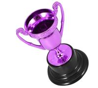 LIGHTAOTAO Mini Trofei in Plastica Porpora per Festa Scuola Decor, Coppe Premiazioni Delicate e Realistiche per Party Competitions e Talent Shows
