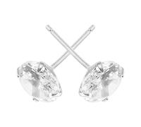 LIGHTAOTAO Orecchini Zirconi Moderni Quattro Punte in Argento Leggero e Confortevole per Uomo e Donna Gioielli Eleganti per Uso Quotidiano e Occasioni Speciali