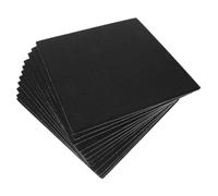 LIGHTAOTAO Pannelli Fonoassorbenti Quadrati in Feltro Nero Autoadesivi per Isolamento Acustico Design a Colla Posteriore 12 Pezzi per Piccoli Studi e Camere da Letto