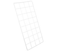 LIGHTAOTAO Pannello Griglia in Ferro da Parete 40x20cm per Decorazione e Mensolina da Muro Resistente all'Usura per Appendere Foto e Cornici in Casa