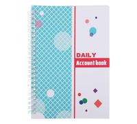 LIGHTAOTAO Planner Giornaliero con Rilegatura a Spirale in Carta e Metallo per Gestione Efficiente delle Finanze e Monitoraggio delle Spese, per Casa e Ufficio