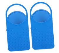 LIGHTAOTAO Porta Tazza da Scrivania 2 Pezzi in Plastica Blu, Facile da Usare e Resistente, per Tavolo Cucina o Ristorante Fast Food Colore Casuale