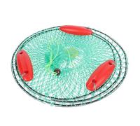 LIGHTAOTAO Rete da Pesca con Galleggiante, Rete per Pesci Pieghevole e Leggera in Plastico, Nailon e Filo D'acciaio, Accessorio la Pesca in Acqua Dolce Colore Casuale