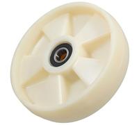 LIGHTAOTAO Ruote per Transpallet Manuale Beige in Nailon 200x50 Mm con Cuscinetti a Sfera, Adatte a Centri Logistici e Supermercati, per Uso Duraturo
