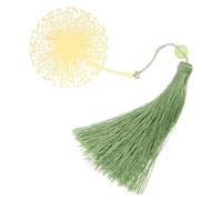 LIGHTAOTAO Segnalibro Metallo a Forma di Soffione Oro, Resistente e Chic per Amici Amanti della Lettura, Posizionamento Rapido delle Pagine e Design Decorativo Unico