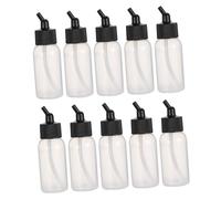 LIGHTAOTAO Set 10 Pezzi Flaconi per Aerografo da 35ml in Pp, Facili da Usare e Portatili, Bottiglie Spray Vuote per Contenitore di Vernice e Pittura