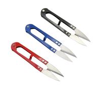 LIGHTAOTAO Set 12 Pezzi Forbici U per Ricami e Rasafilo per Cucito, Acciaio Inossidabile, Taglio Pulito e Facile, per Rifinitura Tessuti e Sartoria Colore Casuale