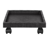 LIGHTAOTAO Sottovaso Rettangolare 50cm in Plastico con Ruote Resistenti, Supporto per Vaso con Ruote per Piante da Interno e Casa, Design Estetico Senza Odore