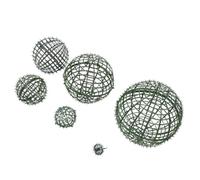 LIGHTAOTAO Supporto per Piante da Esterno a Forma di Sfera Verde in Plastica, 6 Pezzi, Facile Mantenimento della Forma per Aree Verdi e Cortili Tutto L'Anno