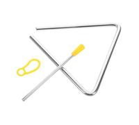 LIGHTAOTAO Triangle Strument Rhythm Steel Triangles Music Strument Triangoli A Percussione Con Attaccante 6 Pollici Per La Band Di Club Musicali