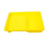 LIGHTAOTAO Vassoio per Vernice Versatile e Facile da Pulire in Plastica Giallo Grande Capacità per Pittura a Rullo e Miscelazione Colori per Uso Professionale e Domestico