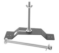LIGHTAOTAO Wheel Bracket, Spare Tire Carrier Bracket in Acciaio al Carbonio, Supporto a Muro per Ruota di Scorta, Trailer Spare Tire Mount, Sicurezza per Viaggi