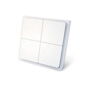 LIGHTBEE ZIGBEE SWITCH Interruttore della luce senza fili e dimmer - Compatibile con Philips Hue e Apple HomeKit tramite il bridge Hue - Design sottile in bianco opaco - Interruttore della luce