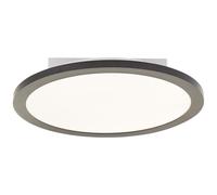 Lightbox Basic LED pannello a superficie | Ø 29 cm | pannello a parete e a soffitto senza tempo con cornice nera e luce bianca neutra (4000 K) | 1600 lm | per ogni stanza | in alluminio/plastica