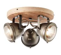 Lightbox Faretto da soffitto industriale a 3 luci per lampade GU10 -
