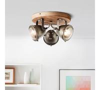 Lightbox Faretto da soffitto industriale a 3 luci per lampade GU10 - | Faretto industriale da soffitto a 3 luci per lampade GU10 - Faretto vintage