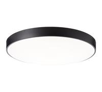 Lightbox Lampada da soffitto LED XXL | Ø 78 cm | plafoniera funzionale con luce notturna e CCT (da 3000 a 6500 K) | dimmerabile in continuo tramite telecomando | 8800 lm | in metallo/plastica in