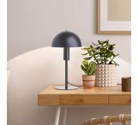 Lightbox Lampada da tavolo a fungo 27 cm di altezza, Ø 15 cm | lampada da scrivania per la casa e l'ufficio con interruttore | mini lampada a LED (attacco E14) come lampada da comodino, accessorio