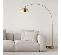 Lightbox Lampada da terra curva, adatta per lampadine E27, max. 20 W,