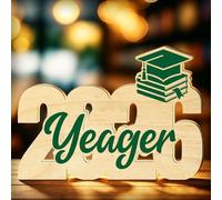 Lightbox LED personalizzata per la Classe 2026 - regalo personalizzato con nome per lo studente dell’ultimo anno, ricordo unico - decorazione luminosa da scrivania