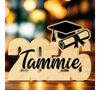 Lightbox LED personalizzata per la Classe 2026 - regalo personalizzato con nome per lo studente dell’ultimo anno, ricordo unico - decorazione luminosa da scrivania