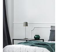 Lightbox Set di 2 lampade da tavolo a LED per interni ed esterni, 37 cm/23 cm di altezza, Ø 10 cm, colore: grigio opaco con dimmer touch | mobile/wireless/portatile, ricaricabile tramite USB, batteria