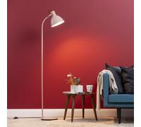 Lightbox Stehlampe Holz & Metall, Hellrose, schwenkbare Leuchte | Lampada da terra, orientabile, 150 x 25 x 35 cm, E27, max. 40 W, rosa chiaro