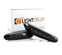 LIGHTDELUX Indicatore di direzione laterale a LED, senza messaggio di errore, omologato ECE, compatibile con BMW V-170141