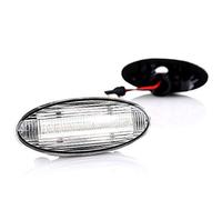 LIGHTDELUX Indicatore di direzione laterale a LED, senza messaggio di errore, omologato ECE, compatibile con Nissan Renault V-171806
