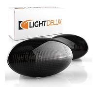 LIGHTDELUX Ricambio per indicatori di direzione laterali a LED, indicatore di direzione sinistro destro senza messaggio di errore, compatibile con MAZDA 2, 3, 5, 6 V-170523