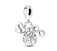 LIGHTDOG Charms in Argento 925,Compatibili con Braccialetti Europei e Braccialetti Pandora,Regali per Braccialetti Charm da donna per Ragazze Charms1