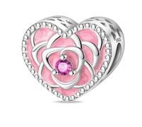 LIGHTDOG Charms in Argento 925,Compatibili con Braccialetti Europei e Braccialetti Pandora,Regali per Braccialettis Charms da donna per Ragazze
