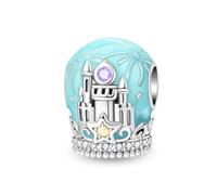 LIGHTDOG Ciondolo da donna in argento 925, compatibile con bracciali Pandora e in stile europeo, regalo per la Festa della Mamma e San Valentino