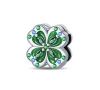 LIGHTDOG Donne Charms perline si adatta braccialetti piatti per le donne 925 Riflessioni argento sterling Clip-On Charms Gioielli perline Regali Ragazze Moda Charm