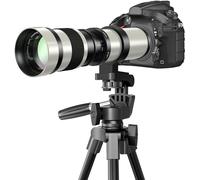Lightdow Teleobiettivo 420-800mm f/8,3-16 per Nikon F, Messa a Fuoco Manuale Lente, Zoom Obiettivo per Nikon D850 D810 D780 D750 D500 D7500 D7200 D5600 D3500 D3400 ecc | Serie-D Fotocamere DSLR