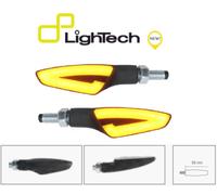 LIGHTECH COPPIA INDICATORI FRECCE LED FRE932NER UNIVERSALI OMOLOGATE MOTO