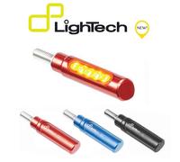 LIGHTECH COPPIA INDICATORI FRECCE LED ROSSO NERO BLU FRE930 OMOLOGATE MOTO