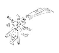 Lightech Kit Porta Targa Ducati Ktardu115 A2