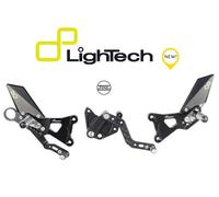 LIGHTECH PEDANE ARRETRATE CAMBIO ROVESCIATO SNODATE BMW S1000 RR HP4 2009-2014